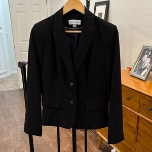 NWT Calvin Klein Blazer Black Size 6